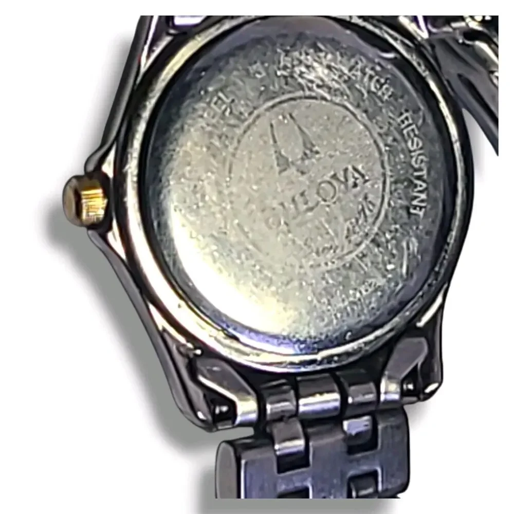 Bulova white dial